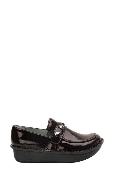 Alegria By Pg Lite Rocker Loafer In Black Cherry