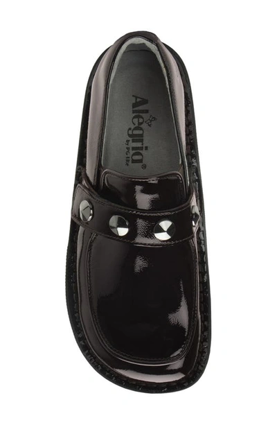 Alegria By Pg Lite Rocker Loafer In Black Cherry
