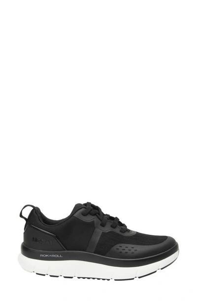 Alegria By Pg Lite Rok N' Roll Sneaker In Black Mesh