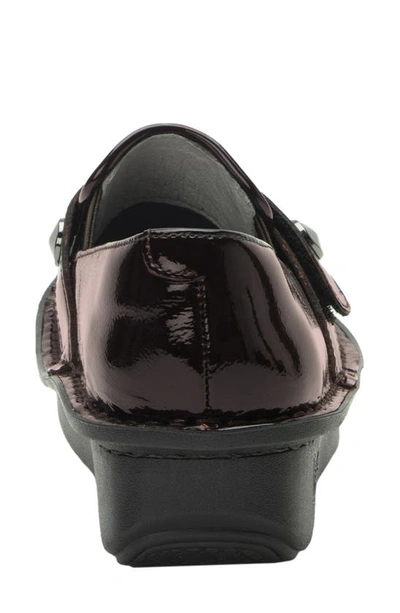 Alegria By Pg Lite Rocker Loafer In Black Cherry