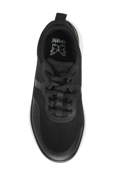Alegria By Pg Lite Rok N' Roll Sneaker In Black Mesh