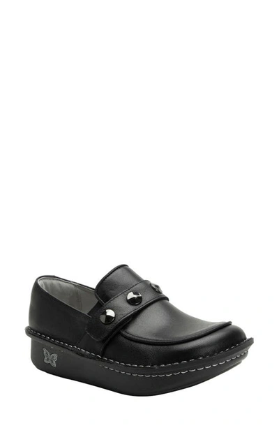 Shop Alegria By Pg Lite Rocker Loafer In Black Gloss