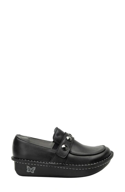 Alegria By Pg Lite Rocker Loafer In Black Gloss