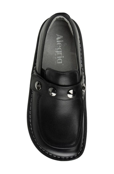 Alegria By Pg Lite Rocker Loafer In Black Gloss