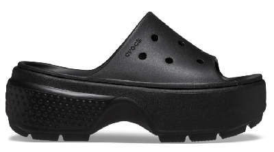 Crocs Stomp Slide Sandals In Black