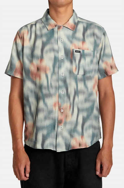 Rvca Hawaii Speed Floral Short Sleeve Shirt In Multi In Multi