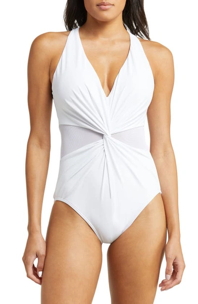 Shop Miraclesuit Illusionist Wrapture One-piece Swimsuit In White
