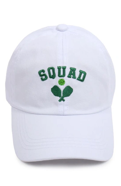 Shop David & Young Squad Baseball Cap In White