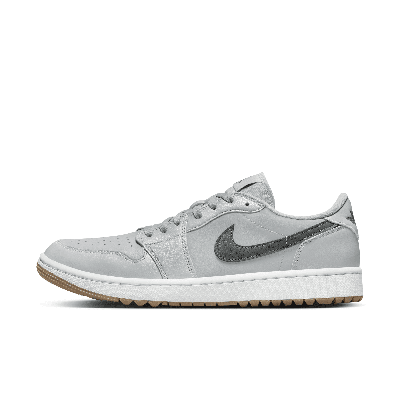 Shop Jordan Men's Air  1 Low G Golf Shoes In Grey