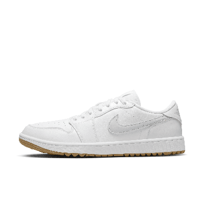 Jordan Men's Air  1 Low G Golf Shoes In White