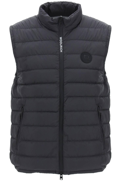 Shop Woolrich Sundance Puffer Vest In Black