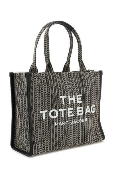 Shop Marc Jacobs The Monogram Large Tote Bag In Beige,black