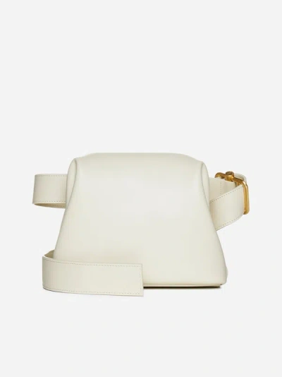 Shop Osoi Mini Brot Leather Bag In Cream