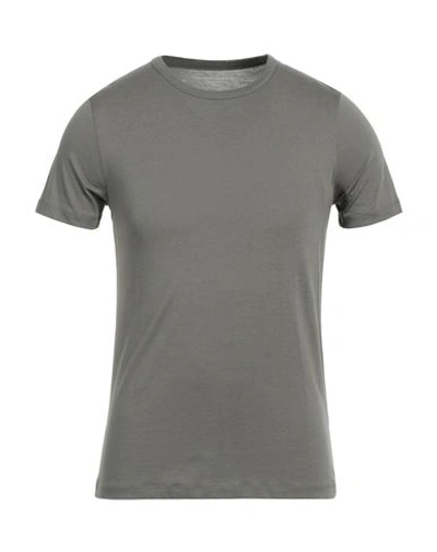 Shop Majestic Filatures Man T-shirt Khaki Size Xxl Lyocell, Cotton In Beige
