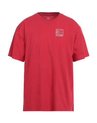 Shop Rassvet Man T-shirt Red Size L Cotton