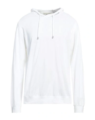 Shop Filippo De Laurentiis Man Sweatshirt White Size 46 Cotton