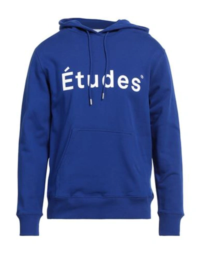 Shop Etudes Studio Études Man Sweatshirt Blue Size Xl Organic Cotton