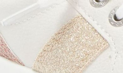 Shop Blowfish Footwear Kids' Wave Sneaker In Off White/rose Gold/soft Gold