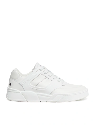 Shop Celine Ct-07 Low Top Sneaker In White