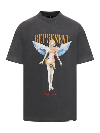 Shop Represent Reborn T-shirt In Black