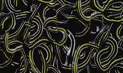 Shop Diane Von Furstenberg Andra Abstract Print Wide Leg Jumpsuit In Ribbon Snake Med