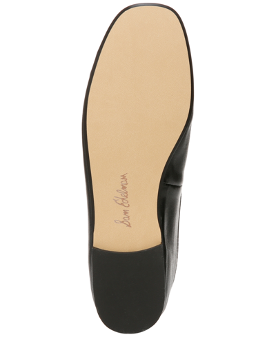 Shop Sam Edelman Women's Ari Square-toe Ballet Flats In Sunflower Patent