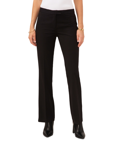 Shop Vince Camuto Women's Nina Mid-rise Suiting Pants In Rich Black