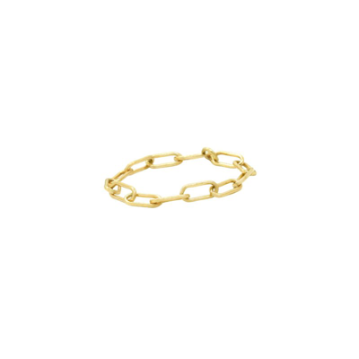 Shop Ayou Jewelry Laurent Ring (small Link) In Gold