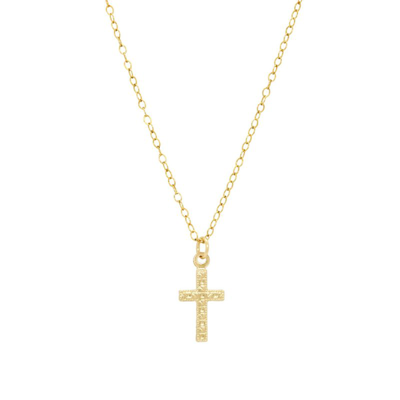 Shop Ayou Jewelry Women's Cross Necklace In Gold