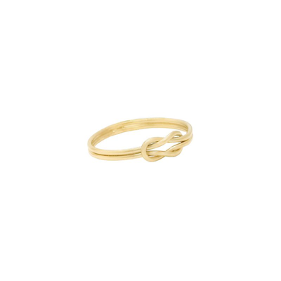 Shop Ayou Jewelry Reef Knot Ring In Gold