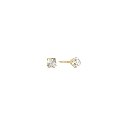Shop Ayou Jewelry Diamond Studs In Gold