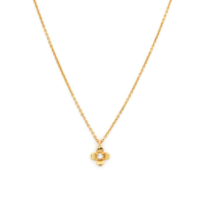 Shop Ayou Jewelry Flora Necklace In Gold
