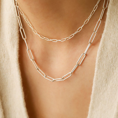 Shop Ayou Jewelry Laurent Necklace In Grey