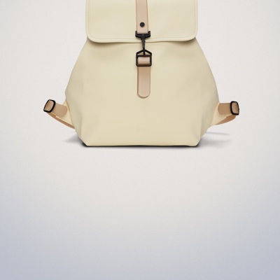 Shop Rains Bucket Backpack In White