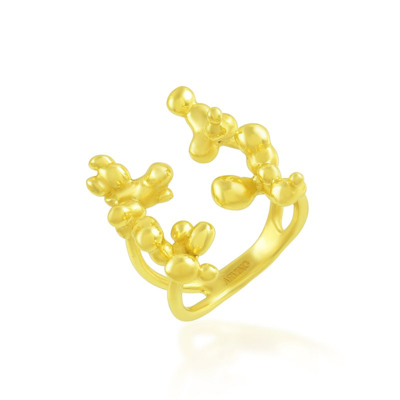 Shop Arvino Pellet Ring Gold Vermeil