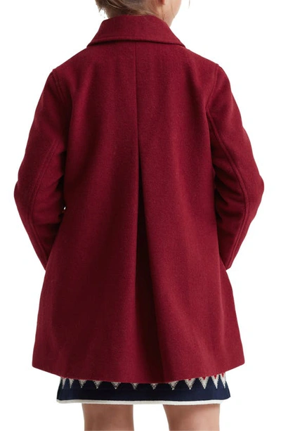 Shop Reiss Kids' Valerie Coat In Red