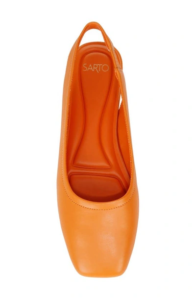 Shop Sarto By Franco Sarto Flexa Antona Slingback Ballet Flat In Orange