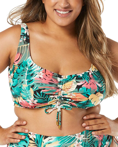 Shop Coco Reef Elevate Shirred Underwire Bikini Top