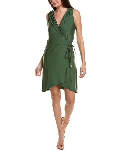 Shop Helen Jon Paloma Wrap Dress In Green