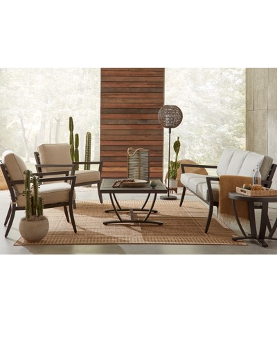 Agio Astaire Outdoor 2-pc Lounge Chair Set In Straw Natural