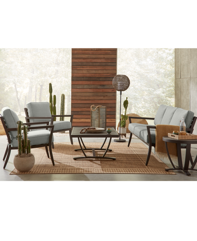 Agio Astaire Outdoor 2-pc Lounge Chair Set In Straw Natural