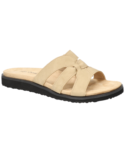 Shop Easy Street Women's Skai Slip-on Comfort Sandals In Natural