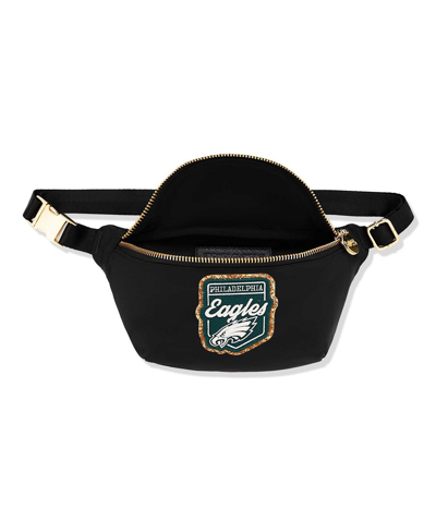 Stoney Clover Women's  Philadelphia Eagles Classic Belt Bag In Black
