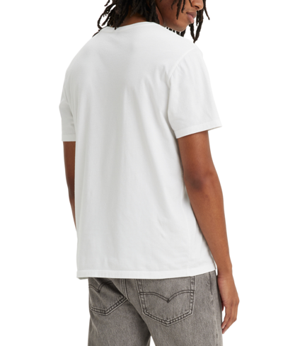 Shop Levi's Men's San Francisco Standard-fit Logo Graphic T-shirt In White