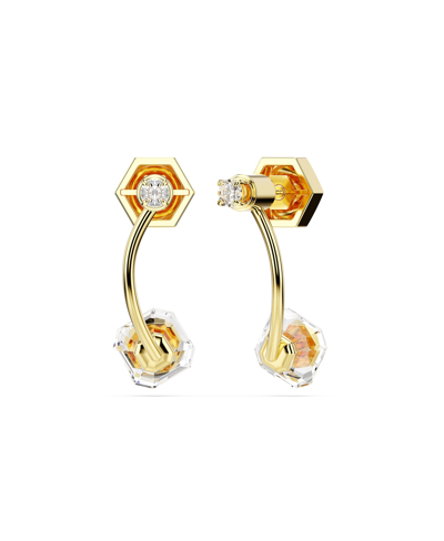 Shop Swarovski Mixed Cuts, White, Gold-tone Numina Earring Jackets