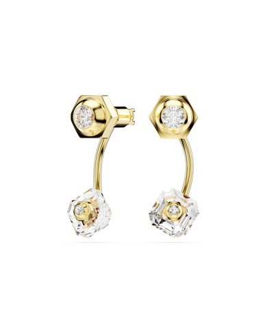 Shop Swarovski Mixed Cuts, White, Gold-tone Numina Earring Jackets