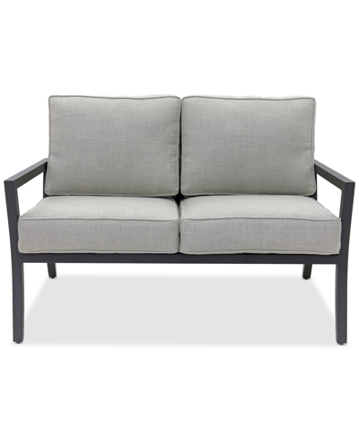 Shop Agio Astaire Outdoor Loveseat In Oyster Light Grey
