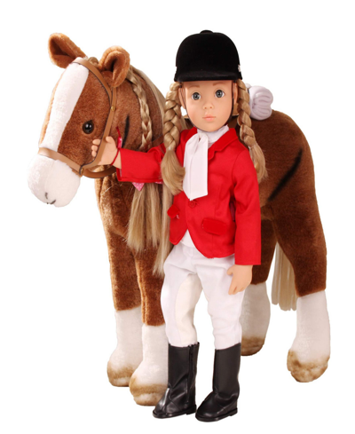Shop Götz Big Plush Combing Horse With Saddle And Bridle In Multi