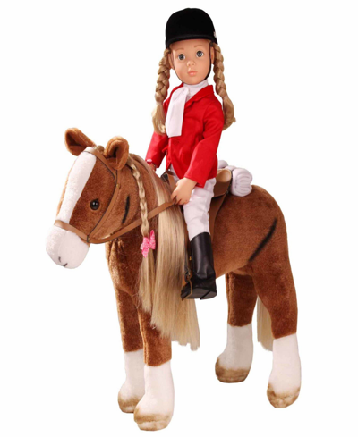 Shop Götz Big Plush Combing Horse With Saddle And Bridle In Multi