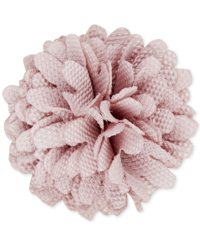 Construct Con.struct Men's Ceremony Satin Checkerboard Flower Lapel Pin, Created For Macy's In Blush